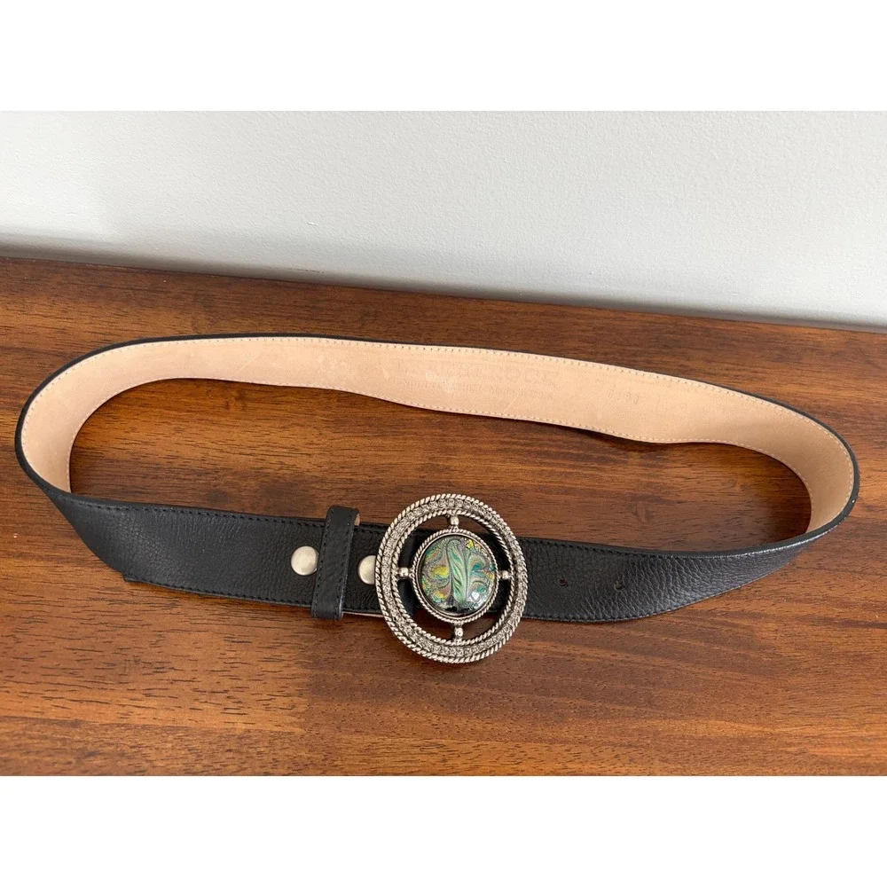 Leatherock Belt Size 34‎ woman's ornate blingy